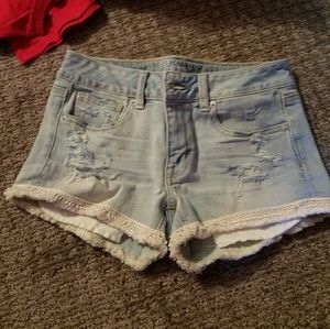 American eagle size 2 jean shorts